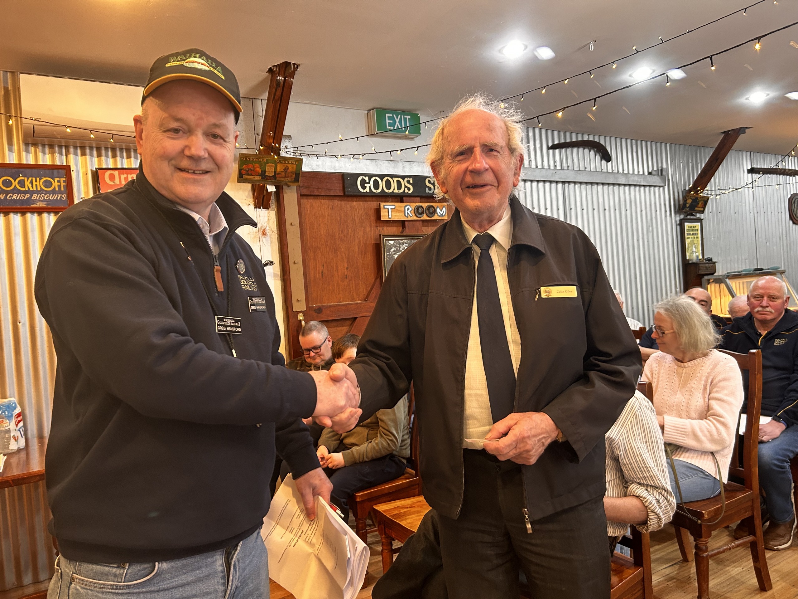 30 years of service to Colin at Walhalla Goldfields Railway